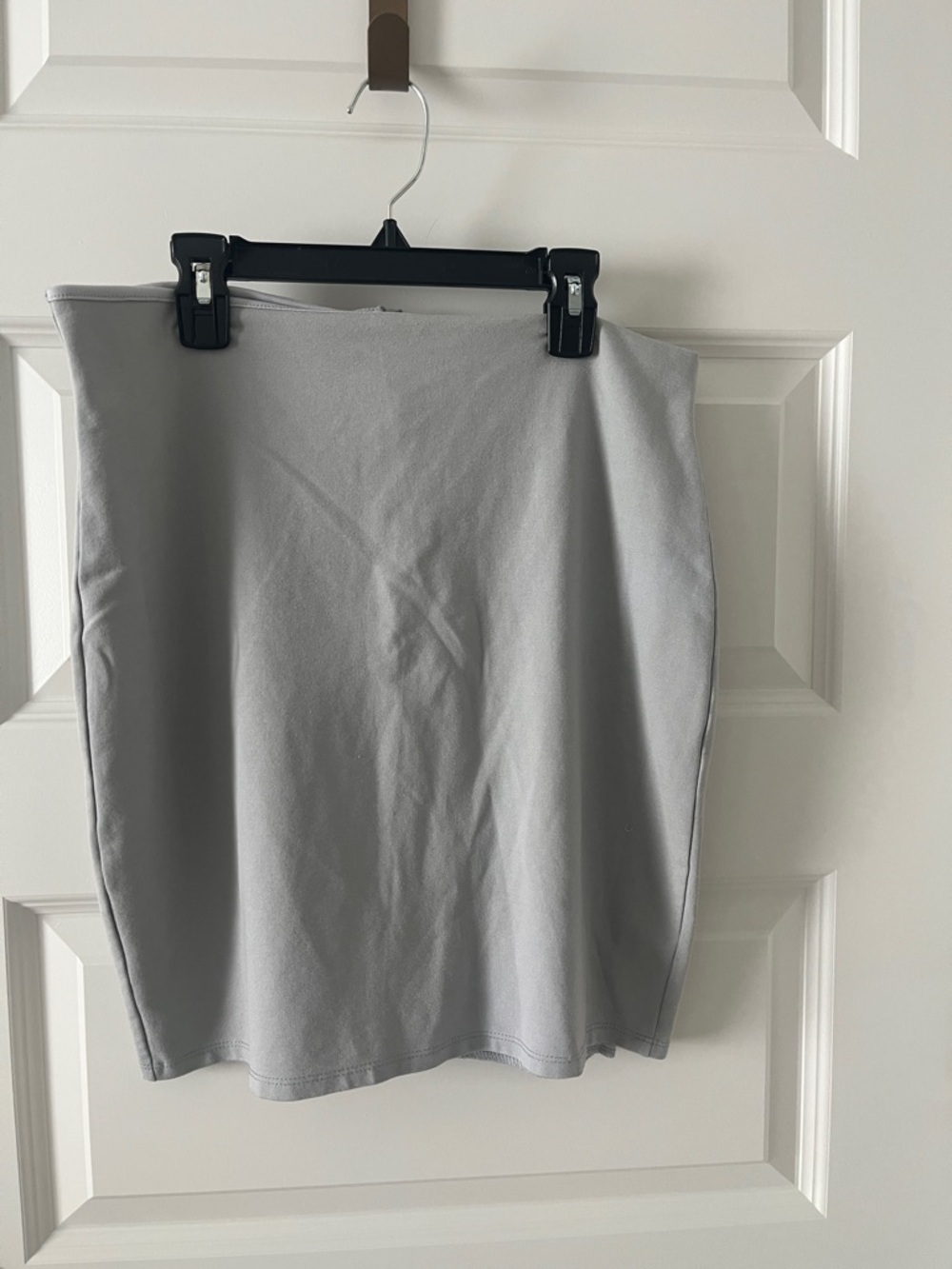 Lulu's Light Gray Stretch Mini Skirt